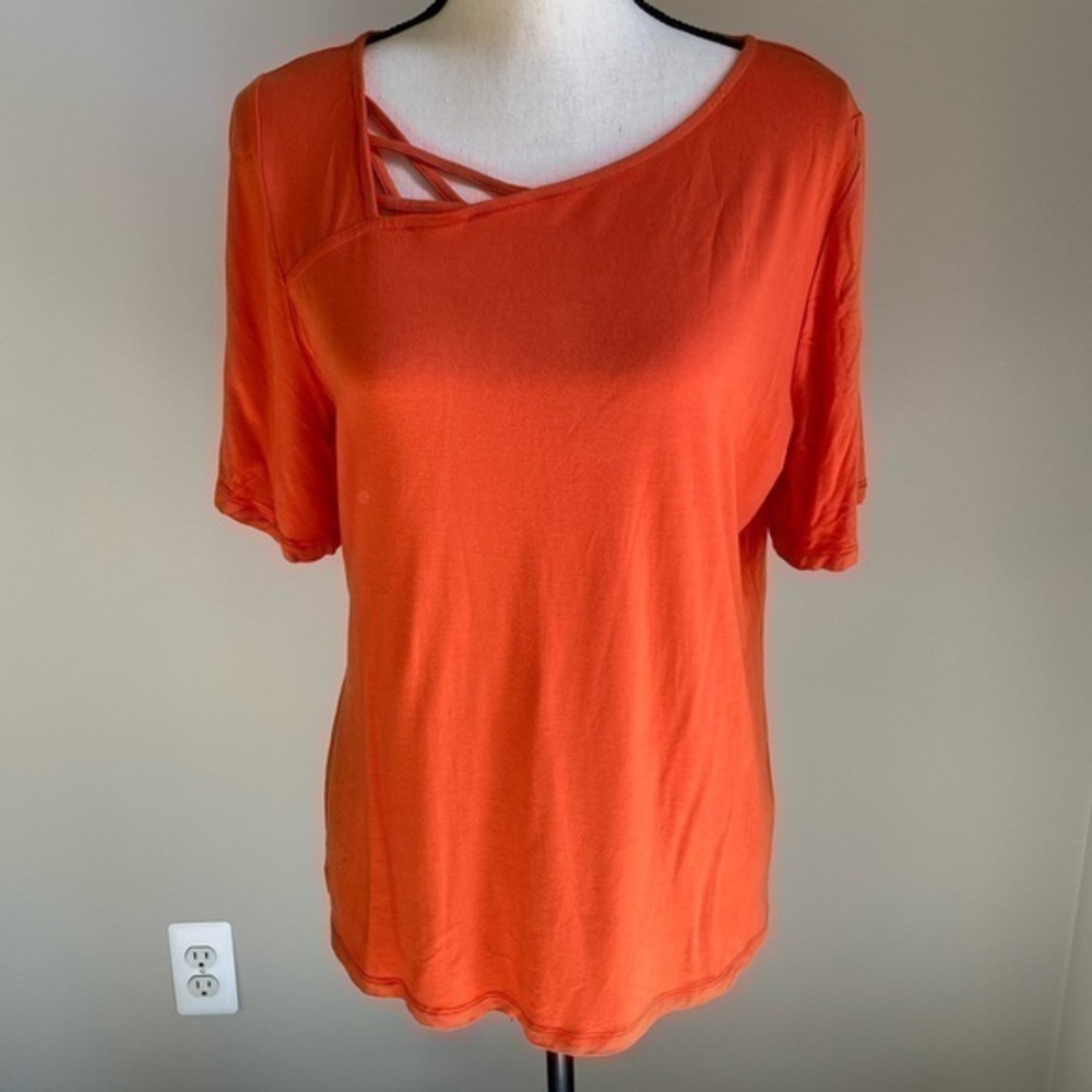 NWT Thalia Sodi Orange T Shirt Size L